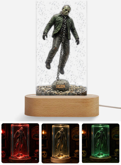 Horror Movies Scenes - Personalized Horror Character Shaped Plaque Light Base