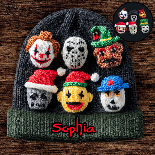 Scary Hat - Personalized Horror Character Beanie Hat