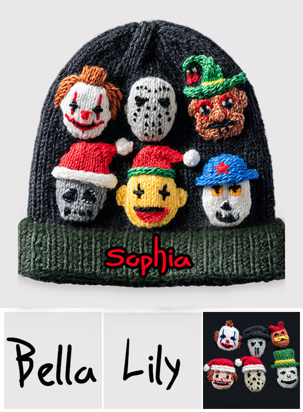 Scary Hat - Personalized Horror Character Beanie Hat