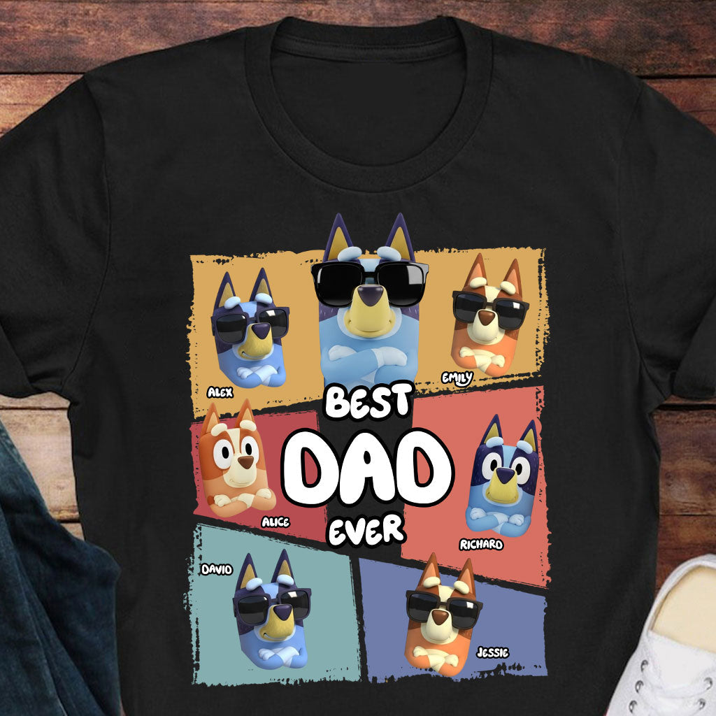 Best Dad Ever - Personalized Father T-shirt And Hoodie