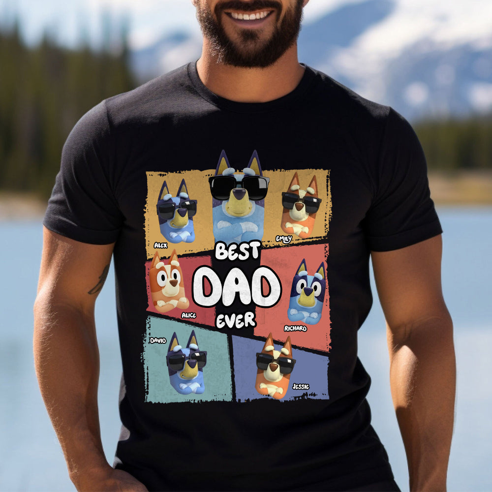 Best Dad Ever - Personalized Father T-shirt And Hoodie