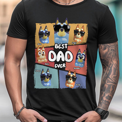 Best Dad Ever - Personalized Father T-shirt And Hoodie