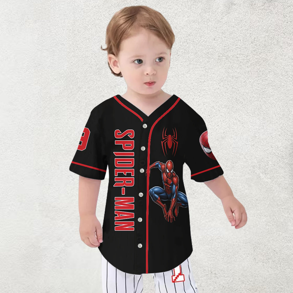 Super Kids - Personalized Kid Baseball Jersey