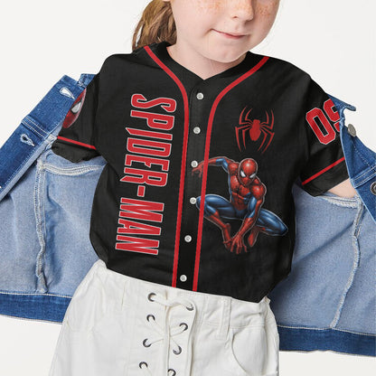 Super Kids - Personalized Kid Baseball Jersey