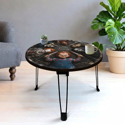 Perfect Gift For Horror Fan - Personalized Horror Character Table Custom Shape