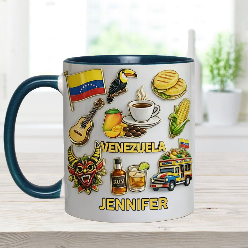 Stand Strong Venezuela - Personalized Expats Accent Mug