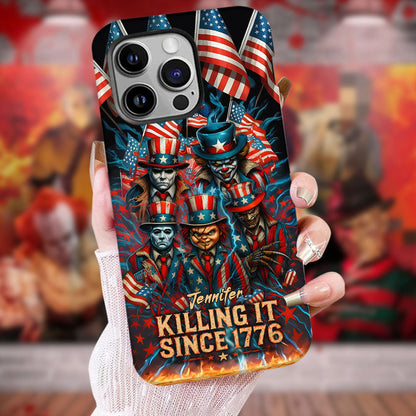 Killing It Since 1776 - Personalized Full Print Phone Case