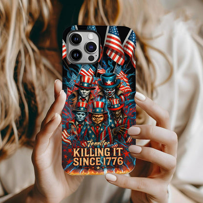 Killing It Since 1776 - Personalized Full Print Phone Case