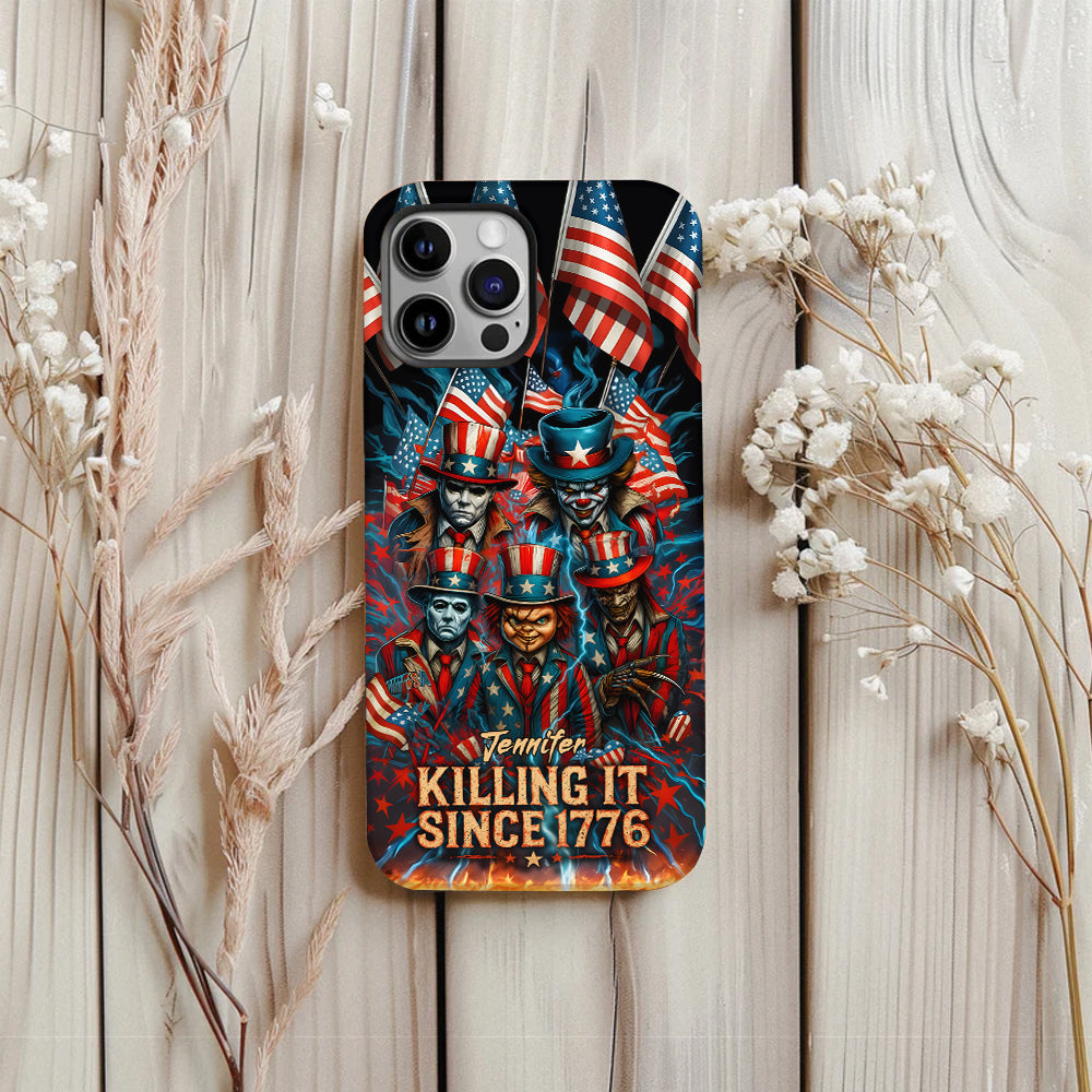 Killing It Since 1776 - Personalized Full Print Phone Case