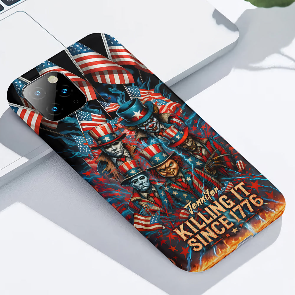 Killing It Since 1776 - Personalized Full Print Phone Case