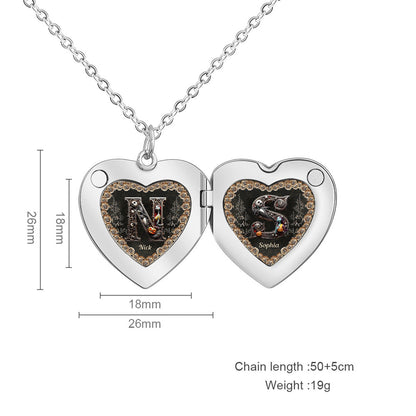 Til Death Do Us Part - Personalized Nightmare Locket Pendant Necklace