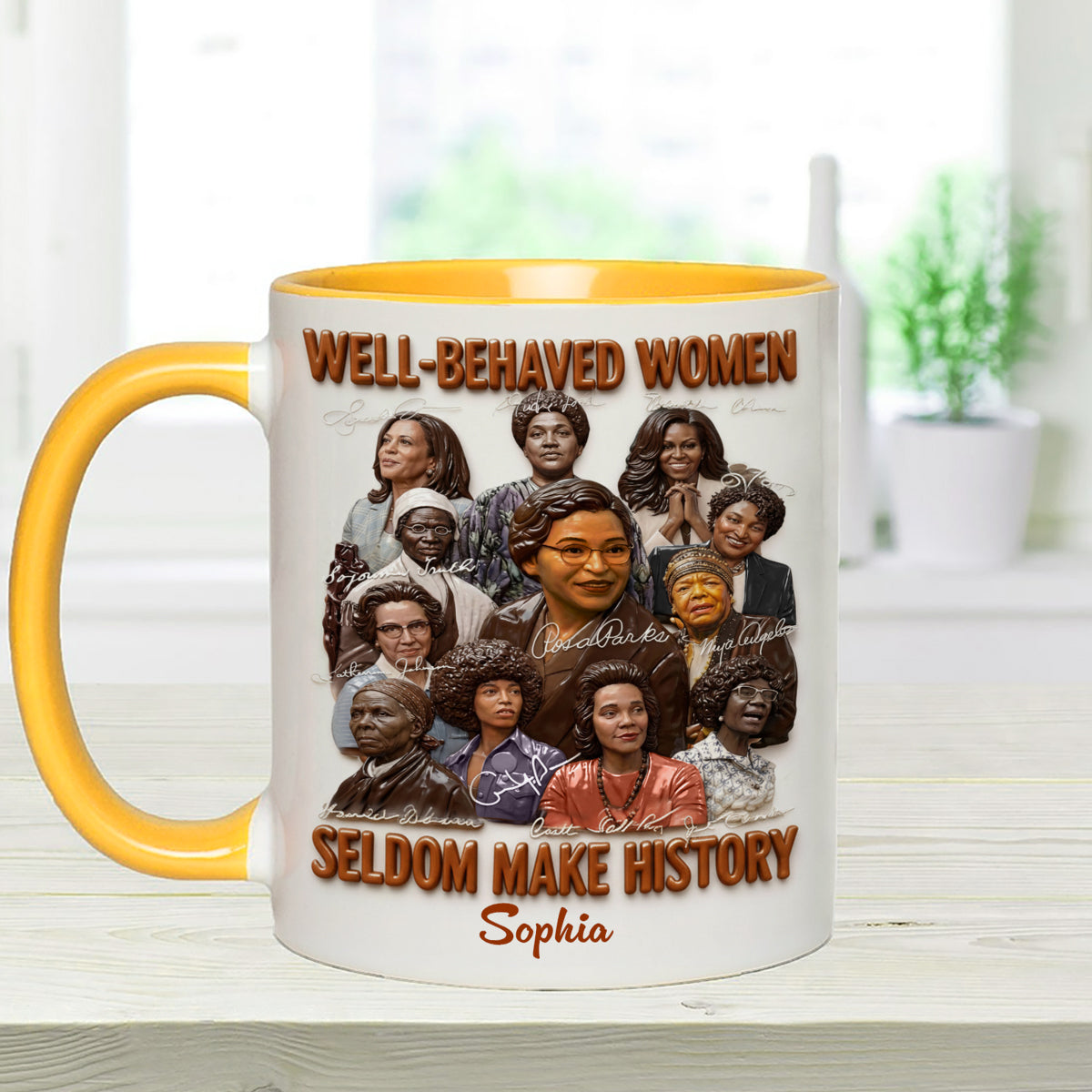 Black History Month, Juneteenth, Black People - Personalized African American Set Accent Mug with Acrylic Stirrers