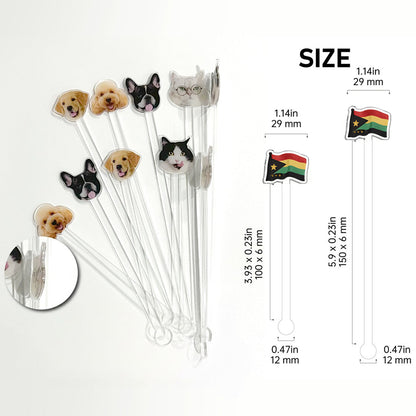 Black History Month, Juneteenth, Black People - Personalized African American Set Accent Mug with Acrylic Stirrers
