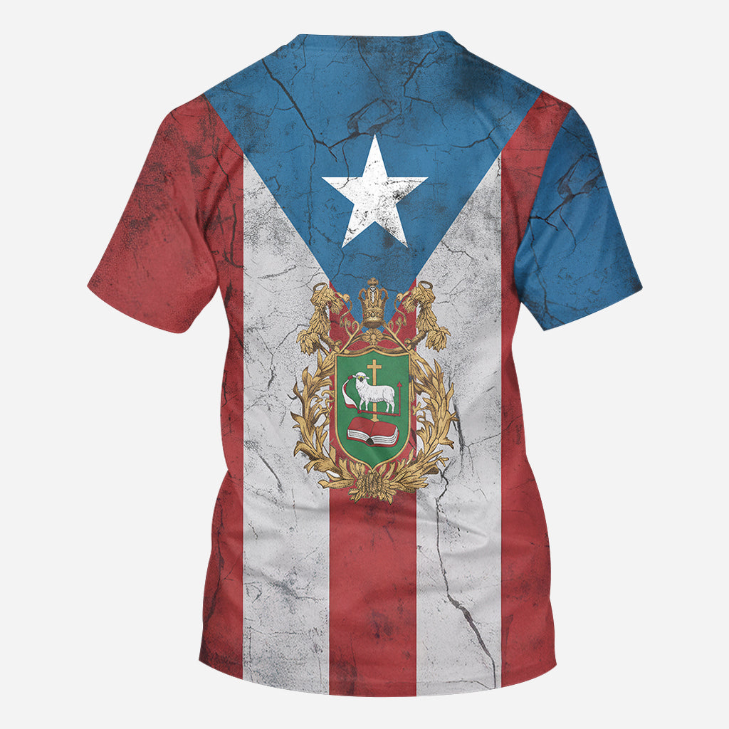 Puerto Rico Pride - Personalized Expats All Over Shirt