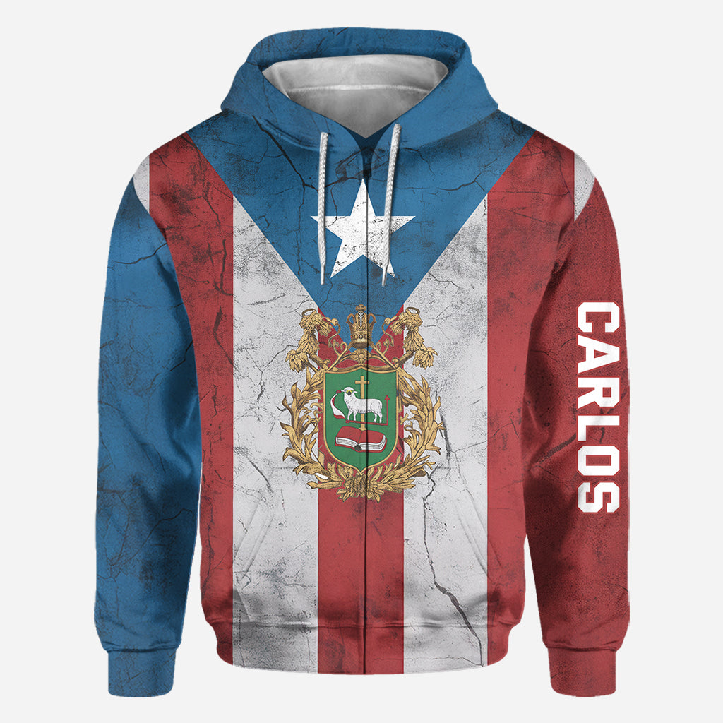 Puerto Rico Pride - Personalized Expats All Over Shirt