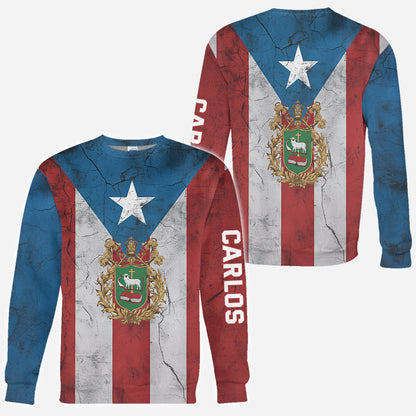 Puerto Rico Pride - Personalized Expats All Over Shirt