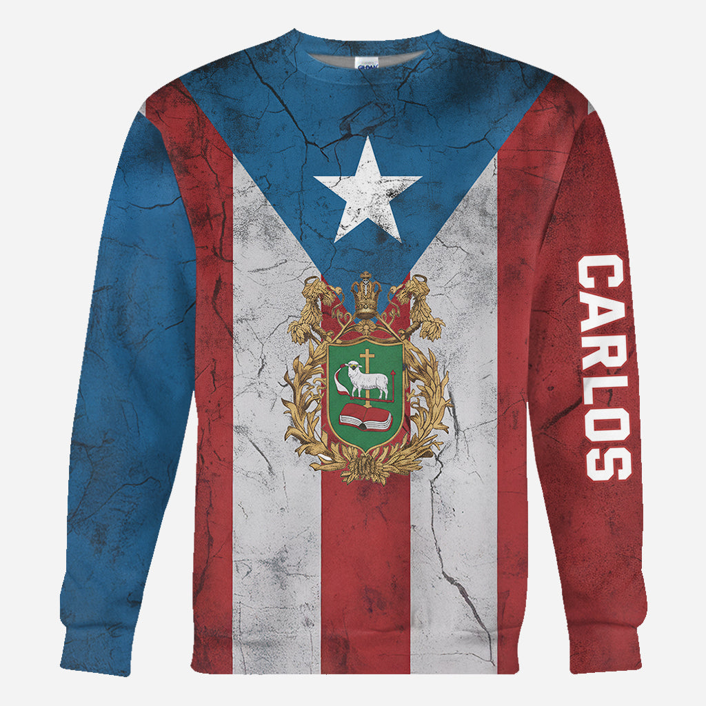 Puerto Rico Pride - Personalized Expats All Over Shirt