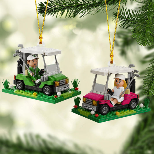Gift For Golfers - Personalized Golf Ornament