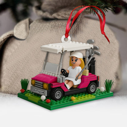 Gift For Golfers - Personalized Golf Ornament