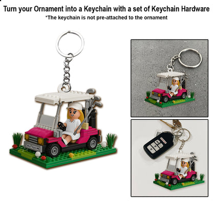 Gift For Golfers - Personalized Golf Ornament