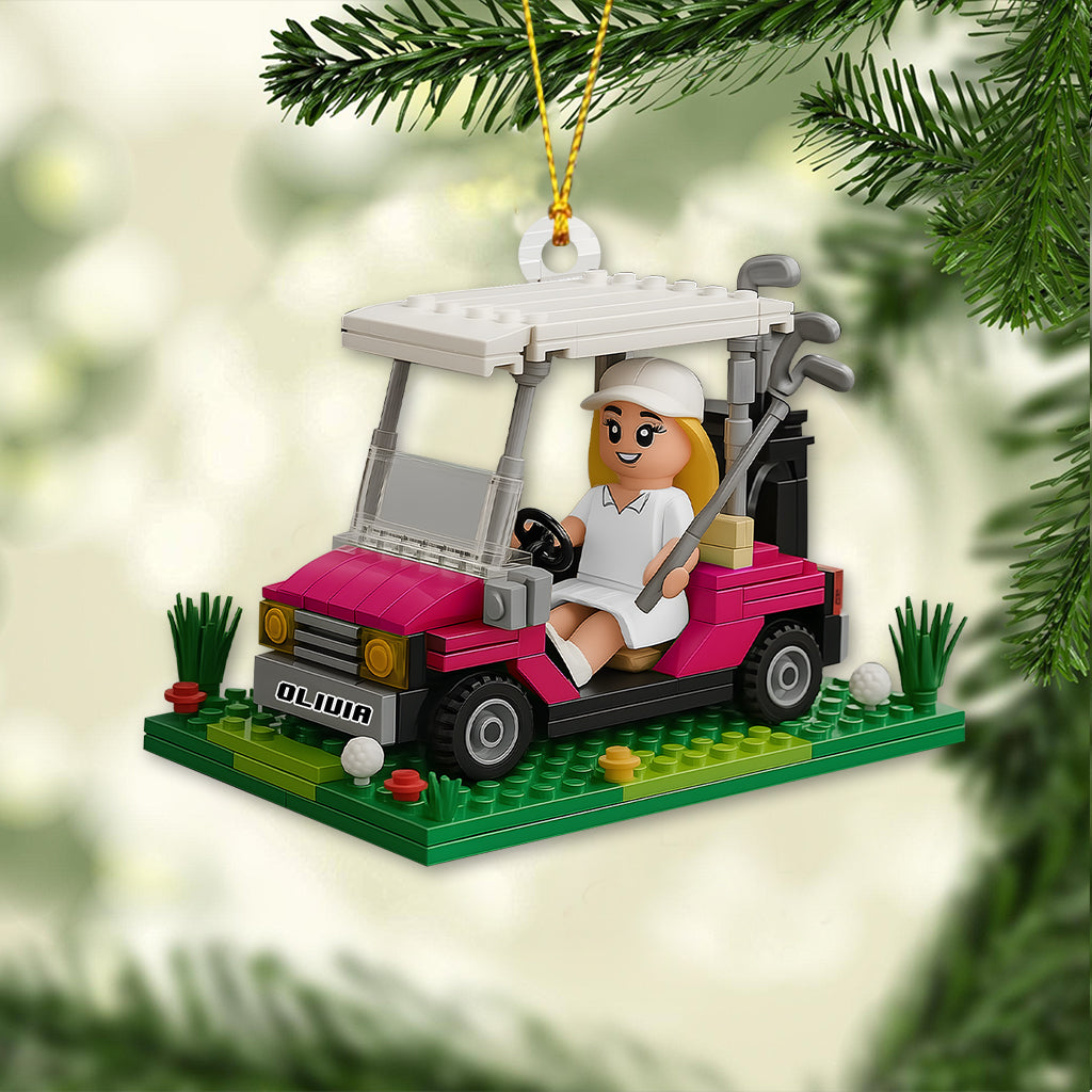 Gift For Golfers - Personalized Golf Ornament
