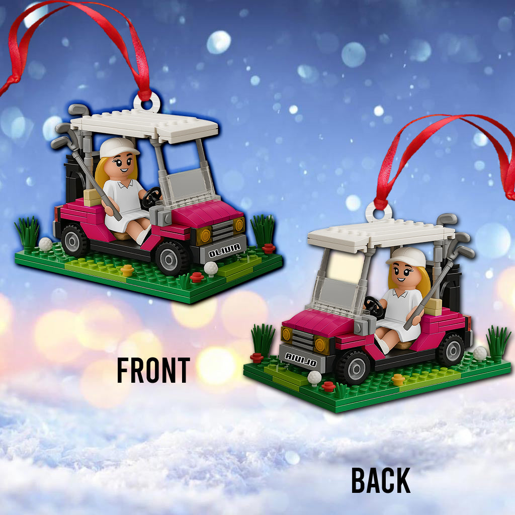 Gift For Golfers - Personalized Golf Ornament