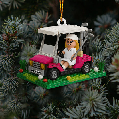 Gift For Golfers - Personalized Golf Ornament
