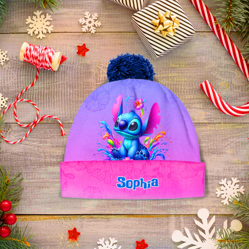 Colorful Ohana - Personalized Ohana Beanie Hat