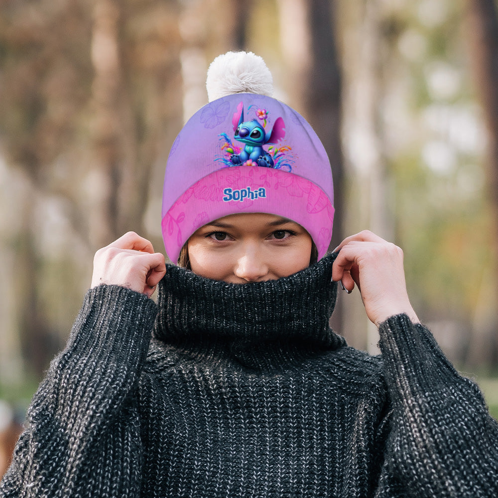 Colorful Ohana - Personalized Ohana Beanie Hat