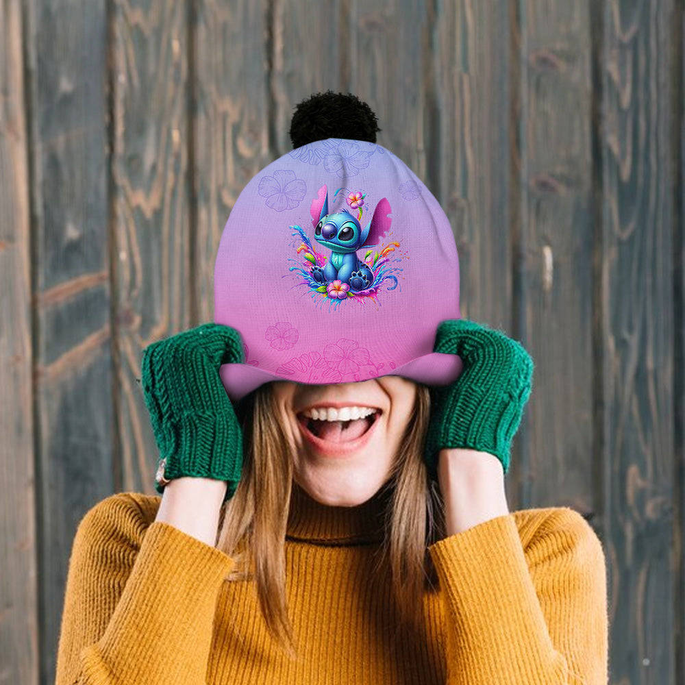 Colorful Ohana - Personalized Ohana Beanie Hat