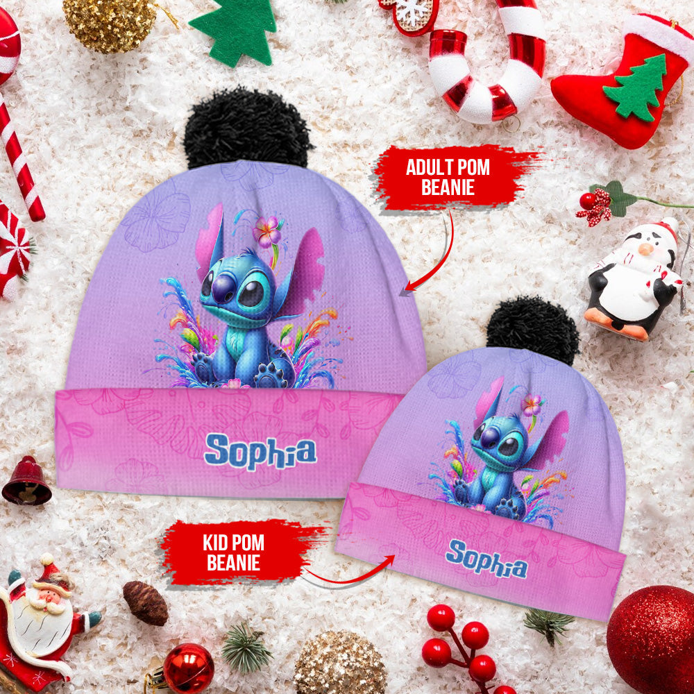 Colorful Ohana - Personalized Ohana Beanie Hat