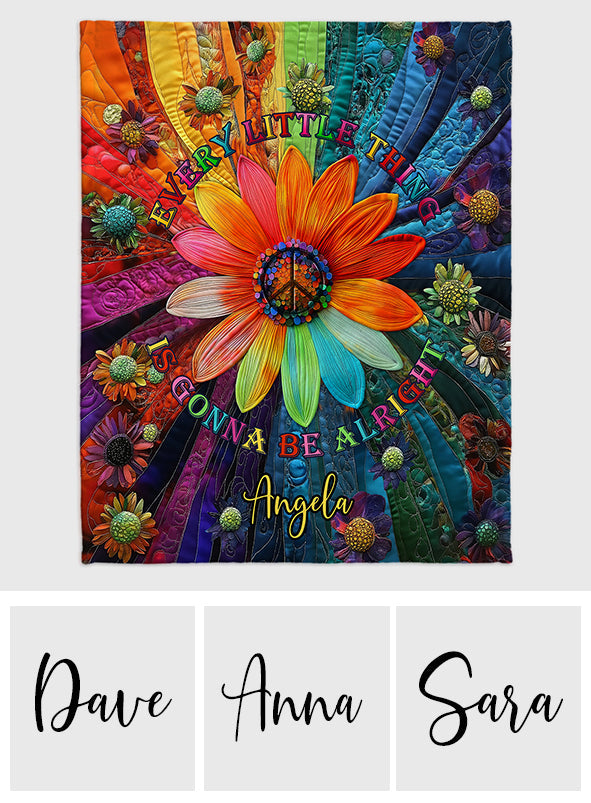 Hippie Soul - Personalized Hippie Blanket