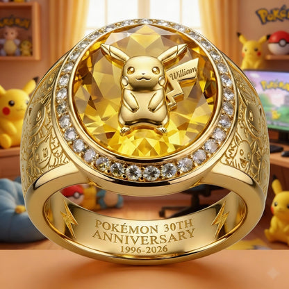 30th Anniversary - Personalized Monster Trainer Signet Ring