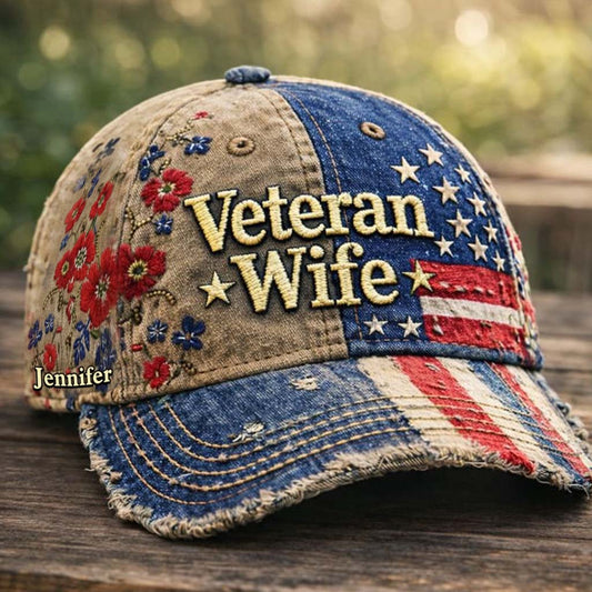 Veteran Wife - Personalized Veteran Classic Cap