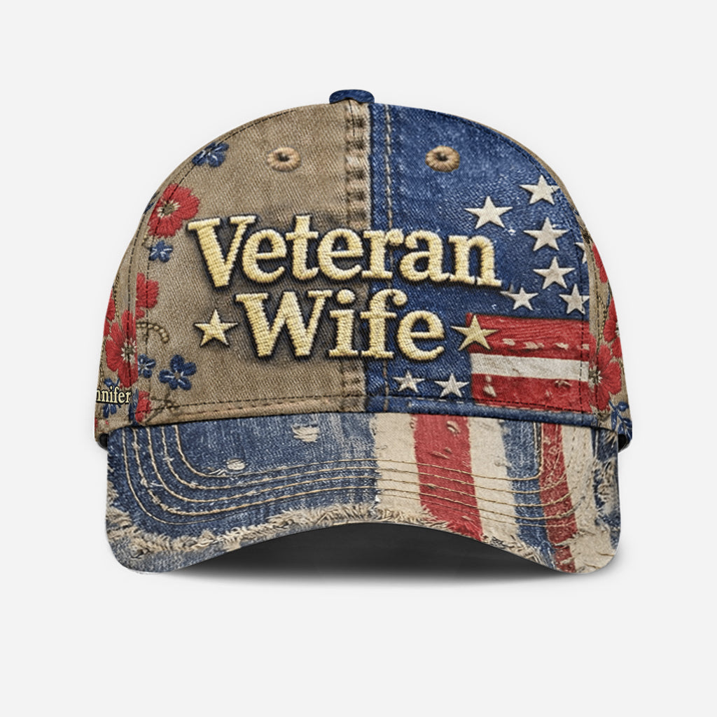 Veteran Wife - Personalized Veteran Classic Cap