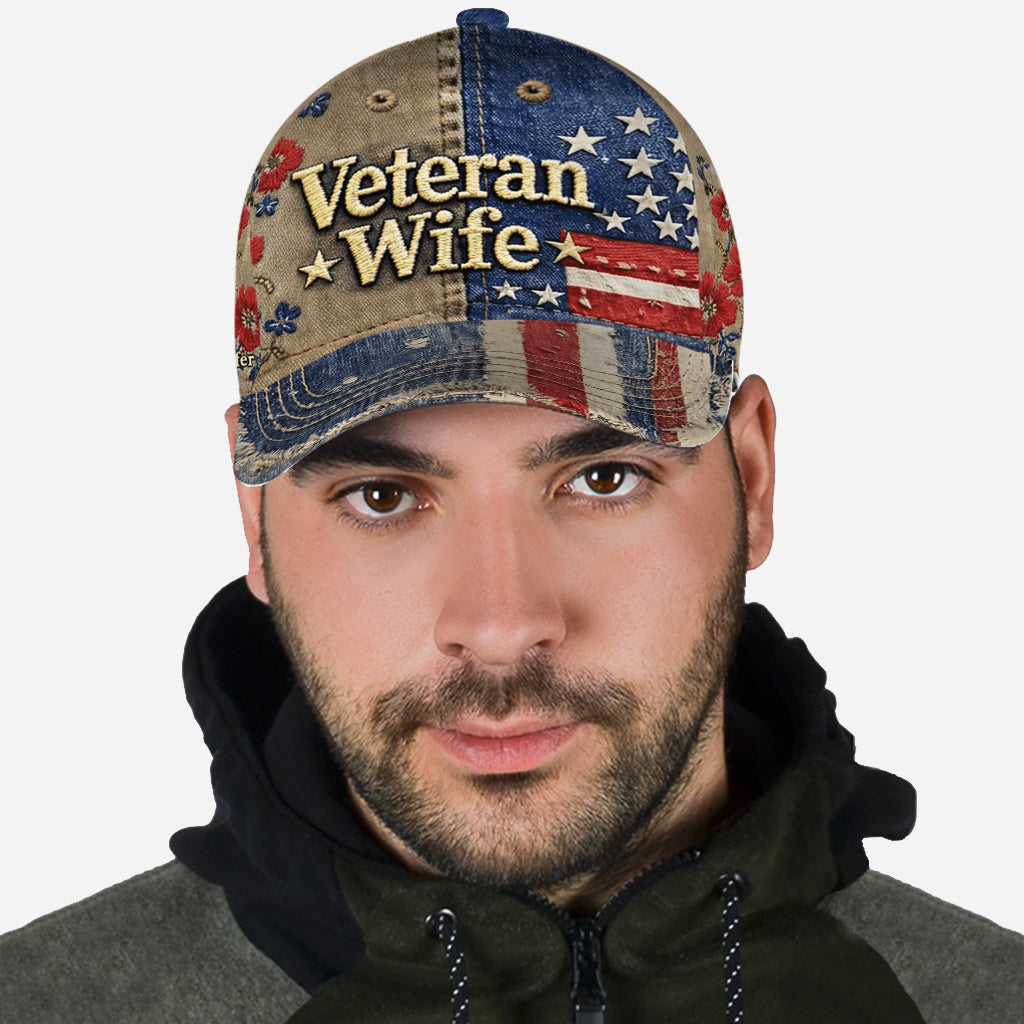 Veteran Wife - Personalized Veteran Classic Cap