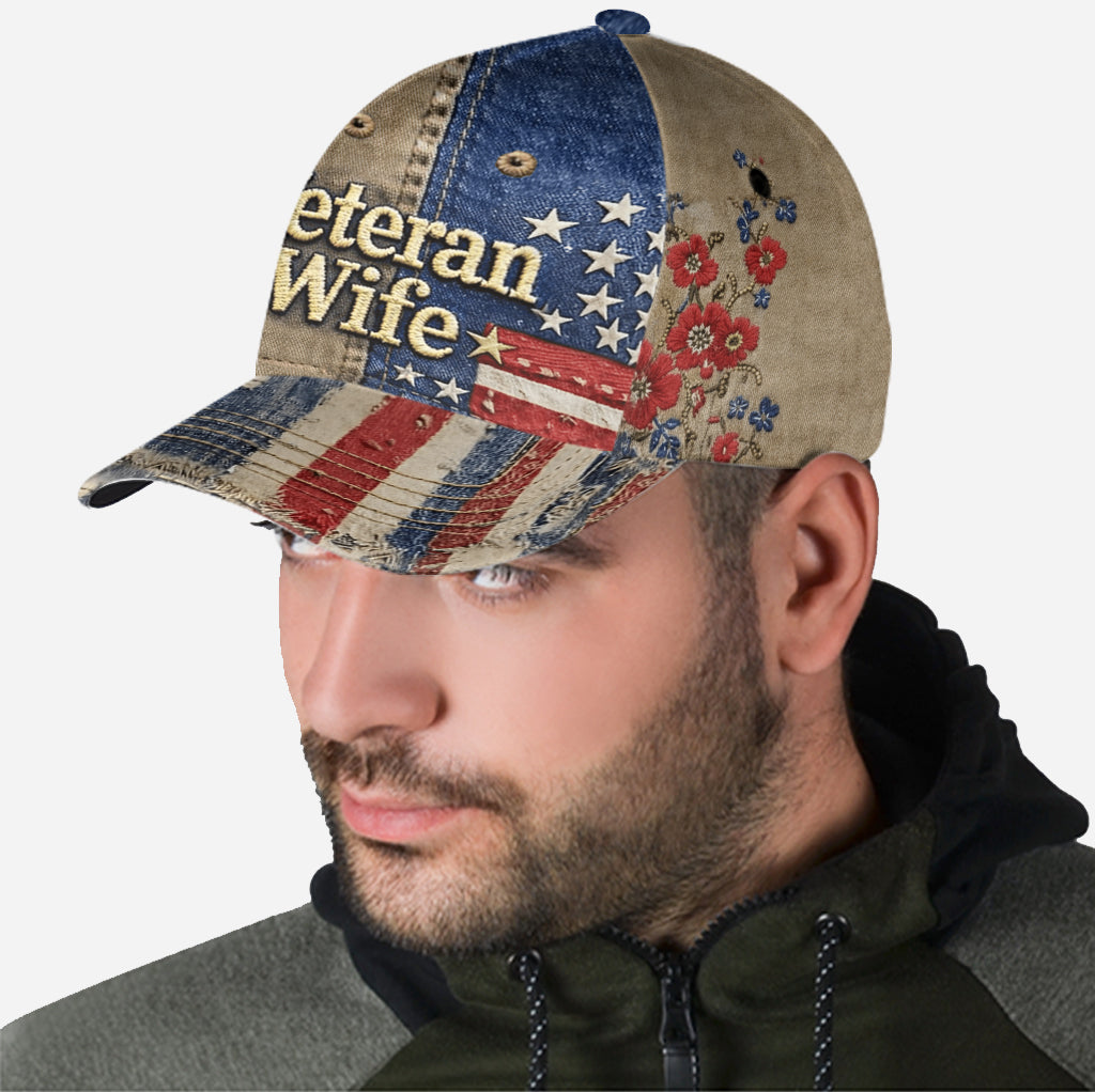 Veteran Wife - Personalized Veteran Classic Cap