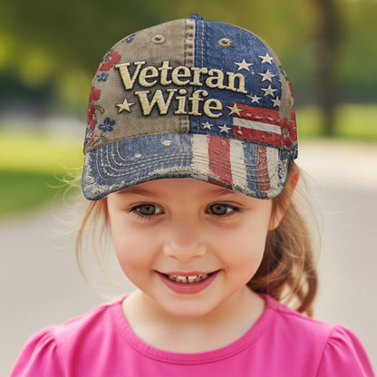 Veteran Wife - Personalized Veteran Classic Cap