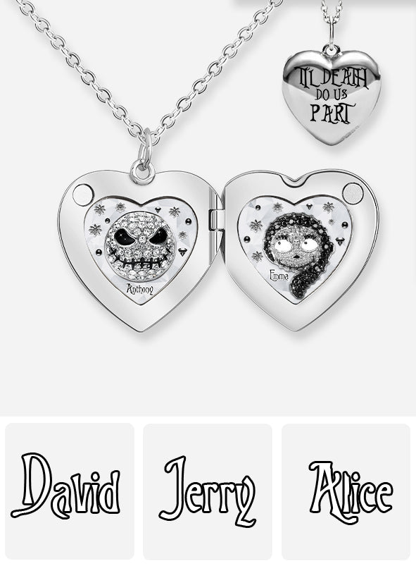 Til Death Do Us Part - Personalized Nightmare Locket Pendant Necklace
