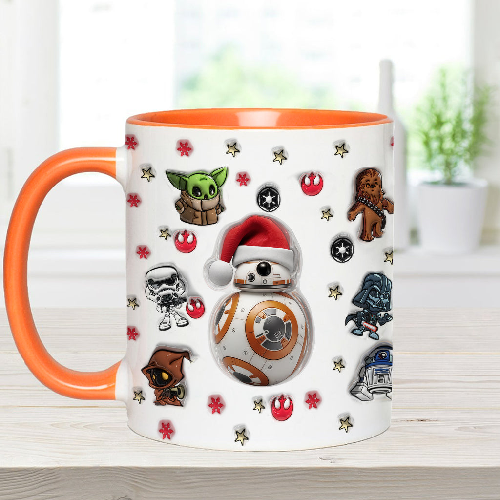 Merry Christmas - Personalized The Force Accent Mug