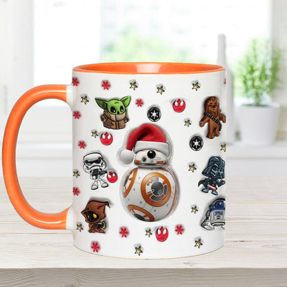 Merry Christmas - Personalized The Force Accent Mug
