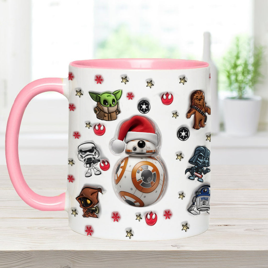 Merry Christmas - Personalized The Force Accent Mug