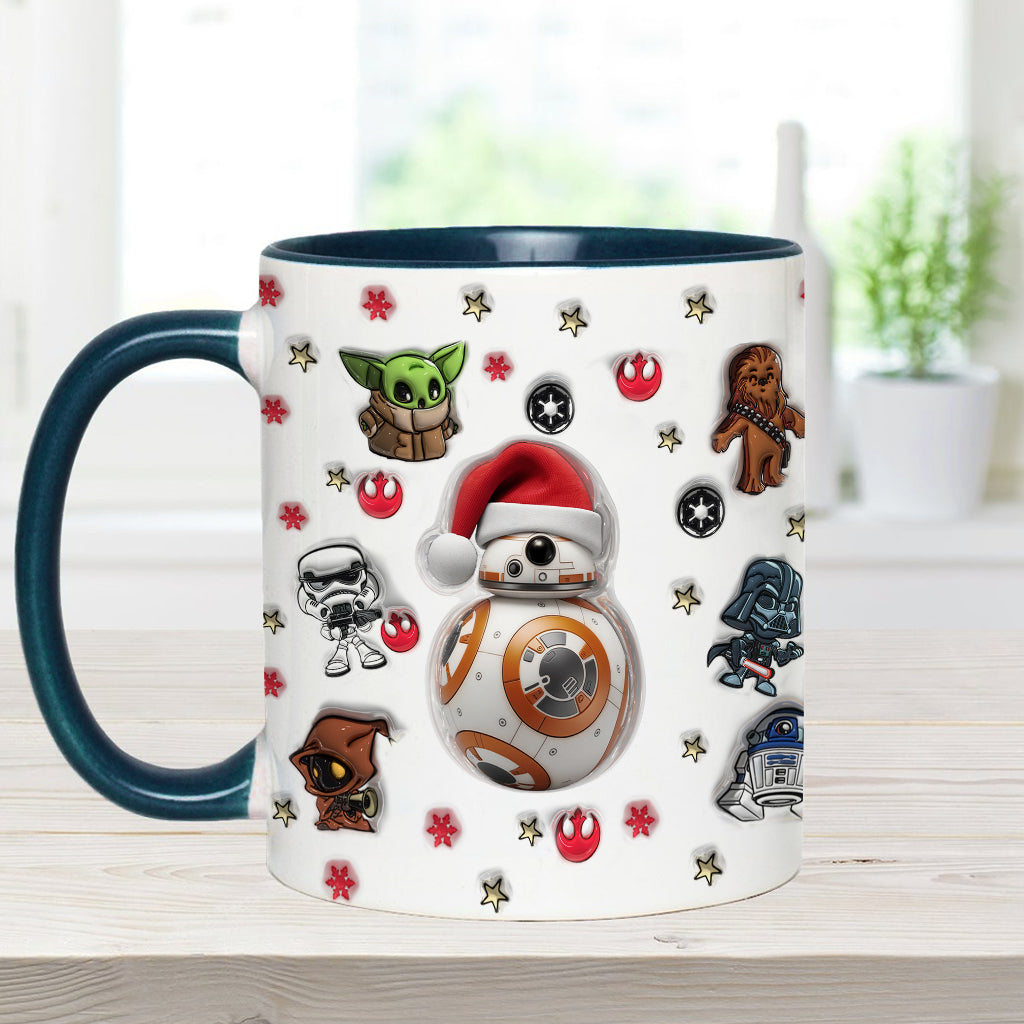 Merry Christmas - Personalized The Force Accent Mug