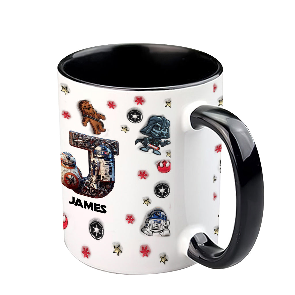 Merry Christmas - Personalized The Force Accent Mug