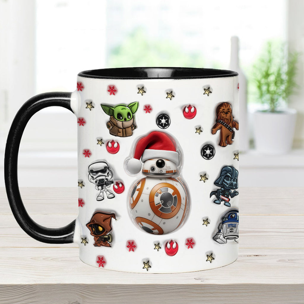 Merry Christmas - Personalized The Force Accent Mug
