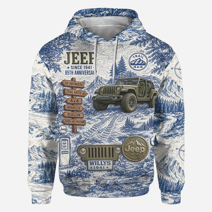 85th Anniversary - Personalized Car All Over Shirt