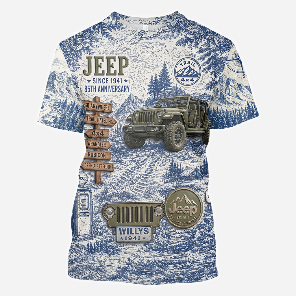 85th Anniversary - Personalized Car All Over Shirt