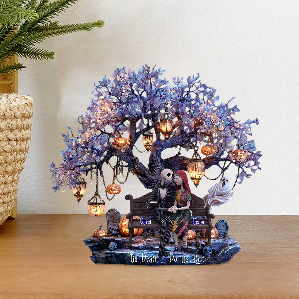 Till Death Do Us Part - Personalized Nightmare Custom Shaped Acrylic Plaque