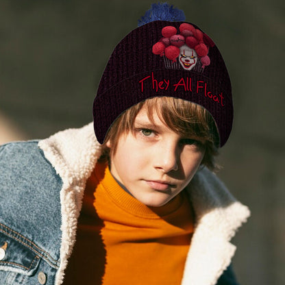 They All Float - Personalized Horror Character Beanie Hat