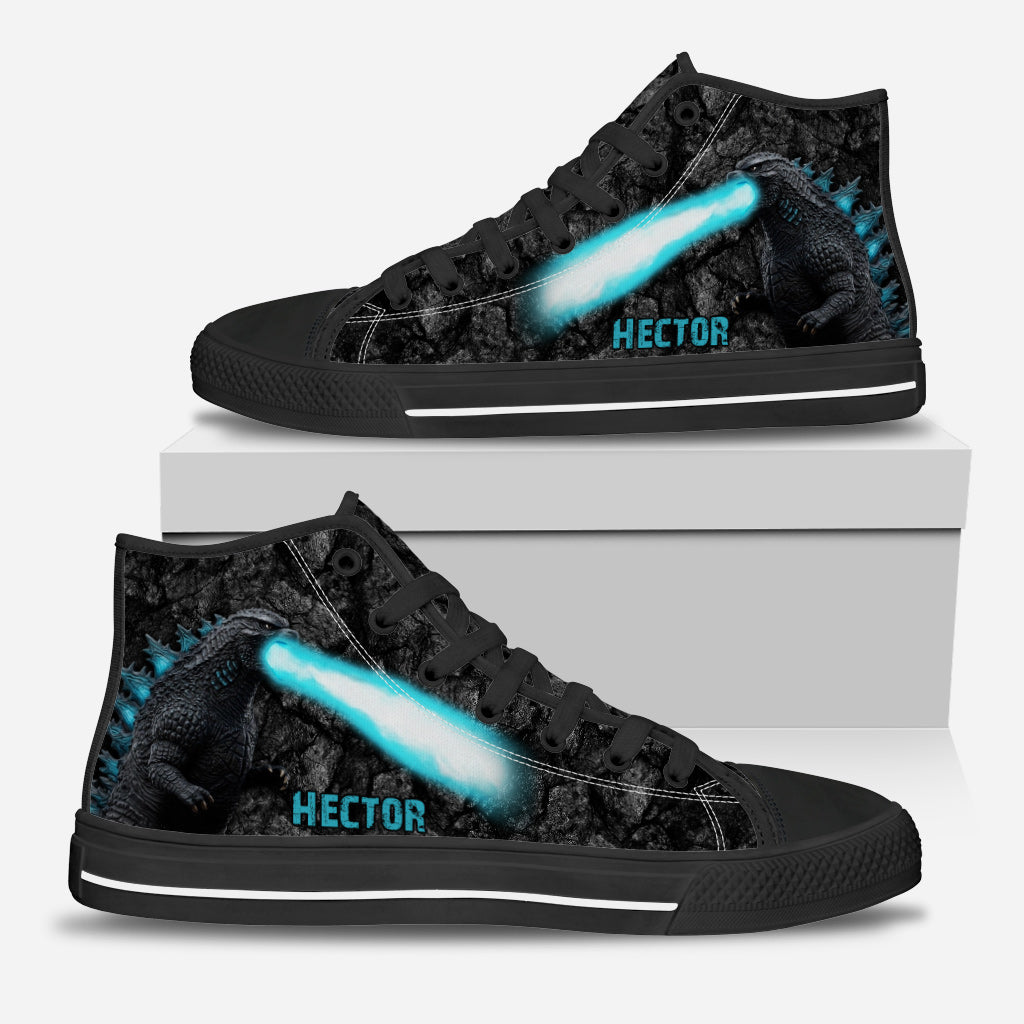 Atomic Bomb Creature - Personalized Giant Monster High Top Shoes